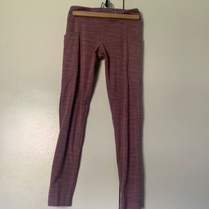 Athleta pink leggings (with pockets)